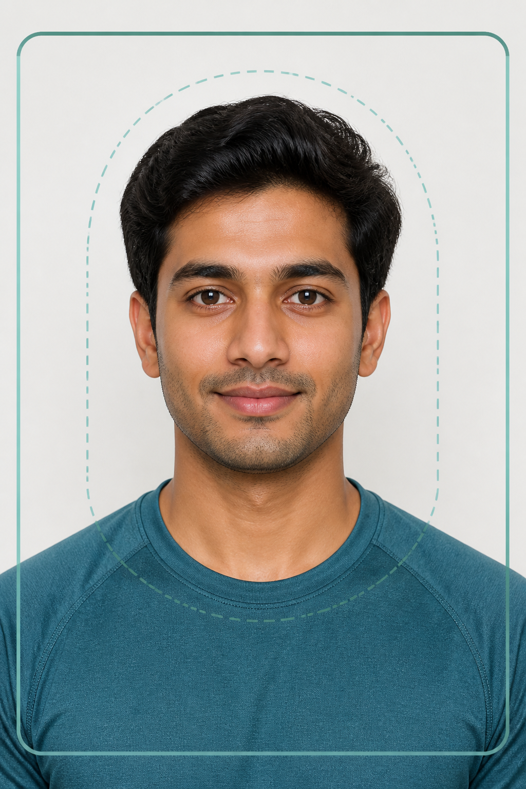 Example of a correct member face photo